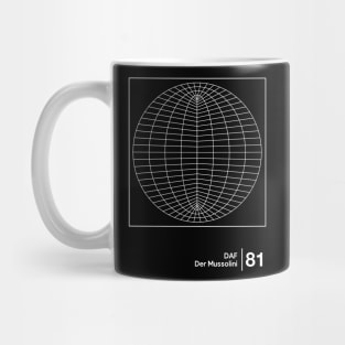 Der Mussolini - Minimalist Style Graphic Design Mug